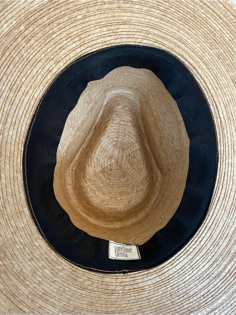 Sunshine Tienda Straw Sun Hat with Multicolor Band
